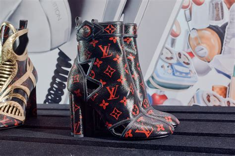 louis vuitton red bottoms boots.